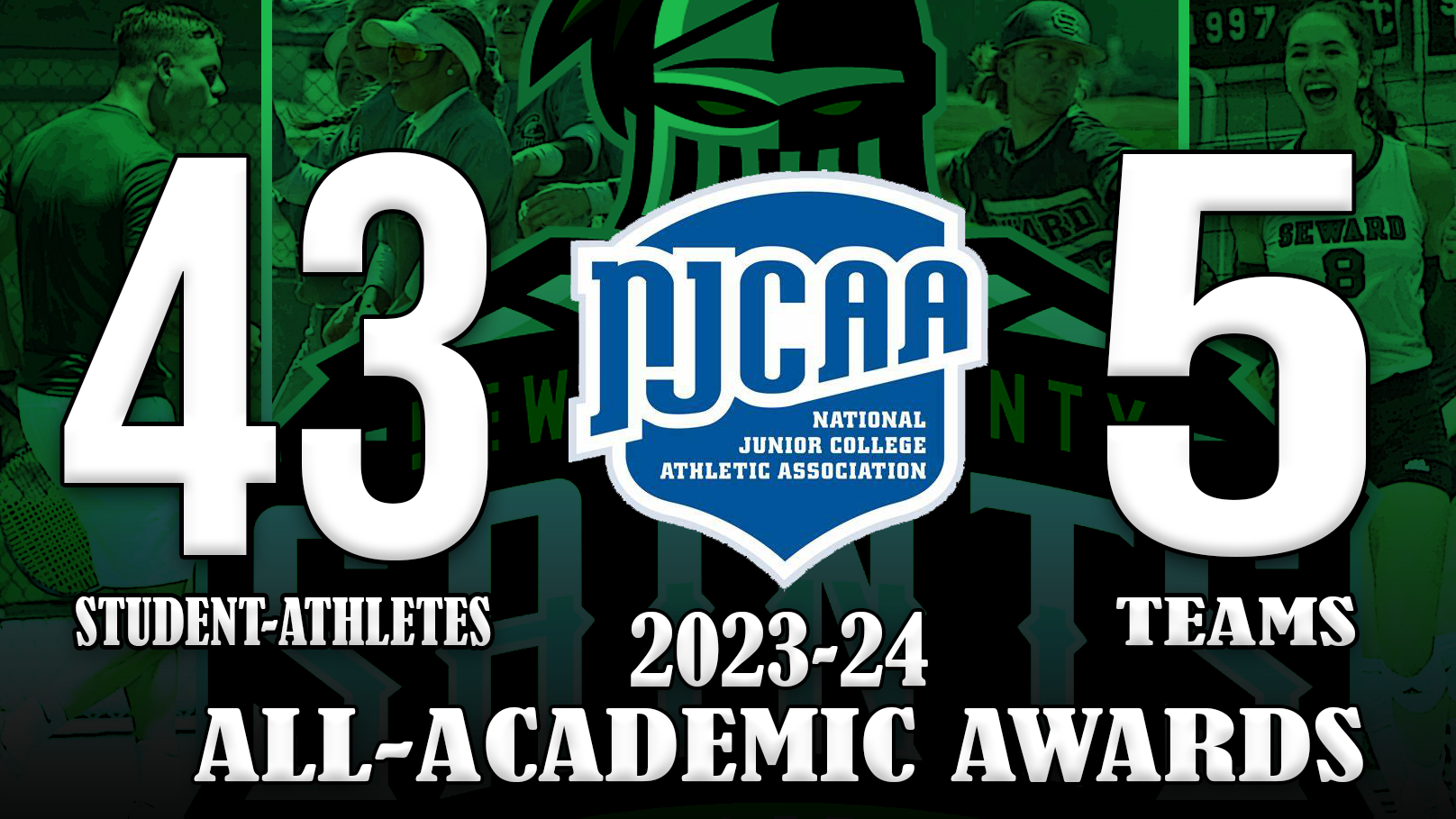 43 Seward County Student Athletes Earn NJCAA All&not;-Academic Honors