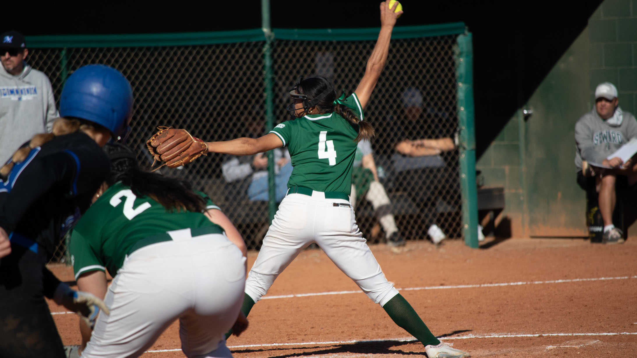 Softball Begins KJCCC Action Undefeated with Sweep Over Colby