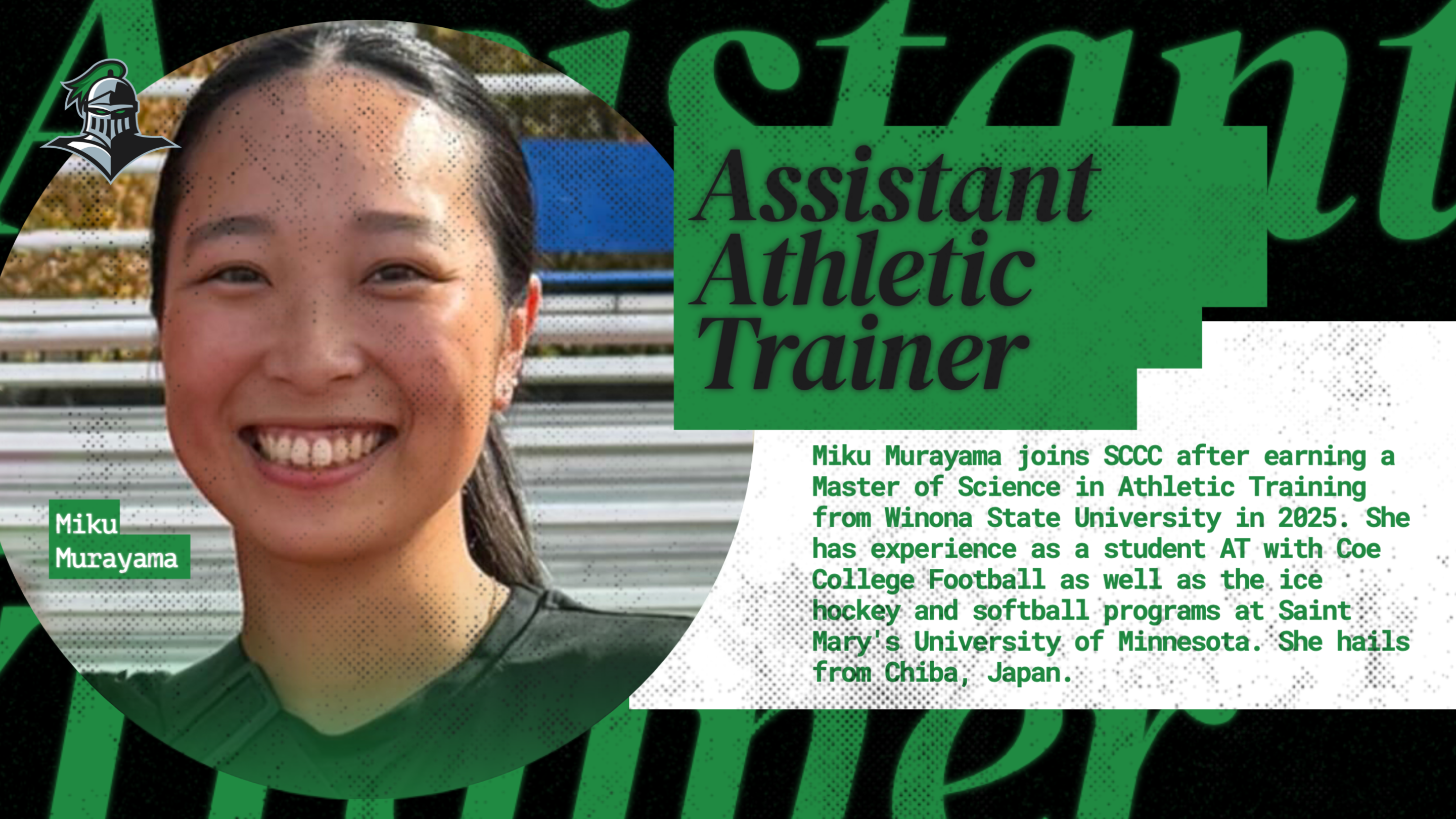 Saints Welcome Miku Murayama as Assistant Athletic Trainer
