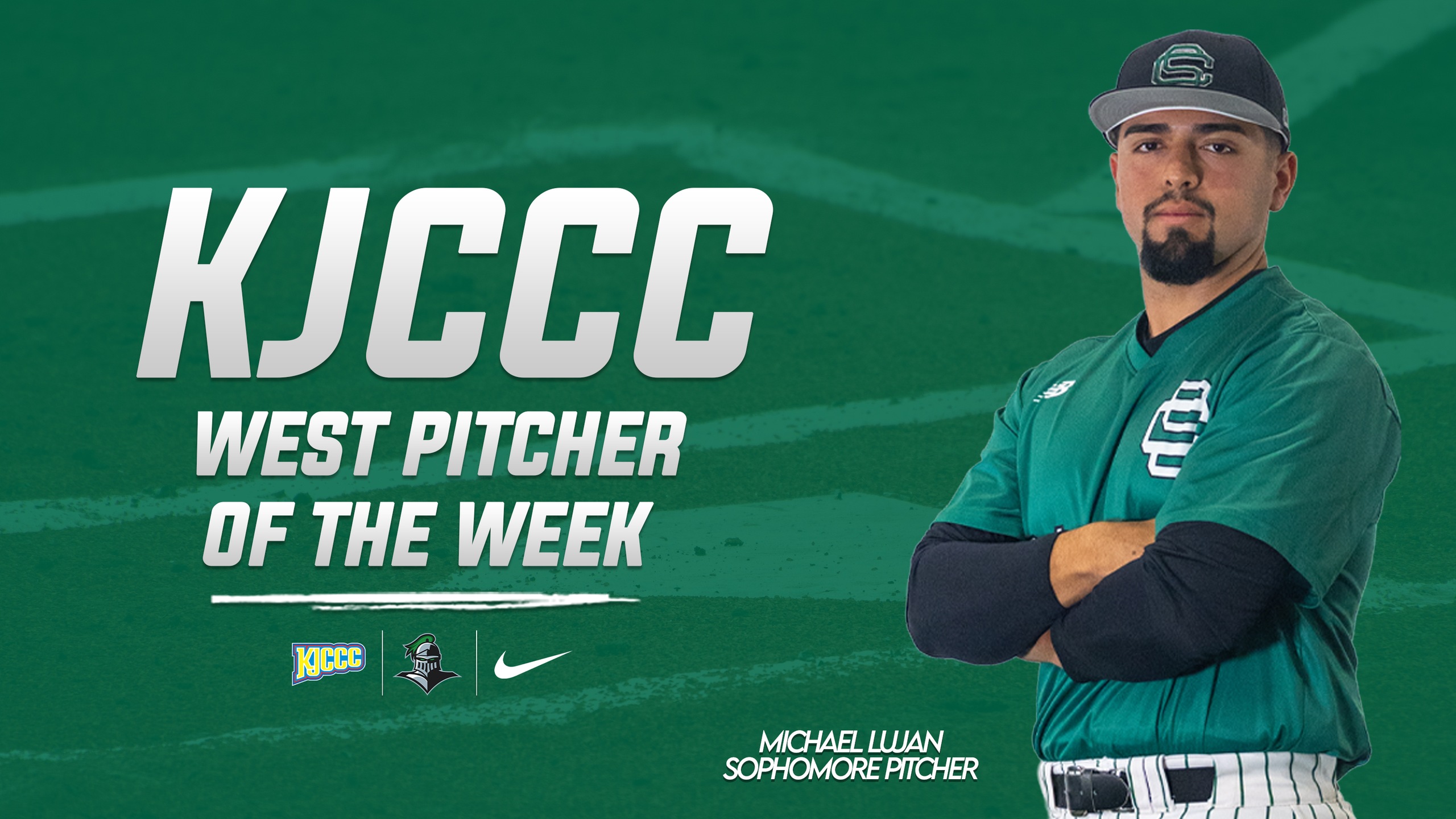 Lujan Named KJCCC West Pitcher of the Week