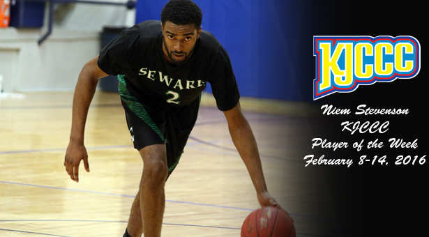Niem Stevenson Nets Another KJCCC Player of the Week Award