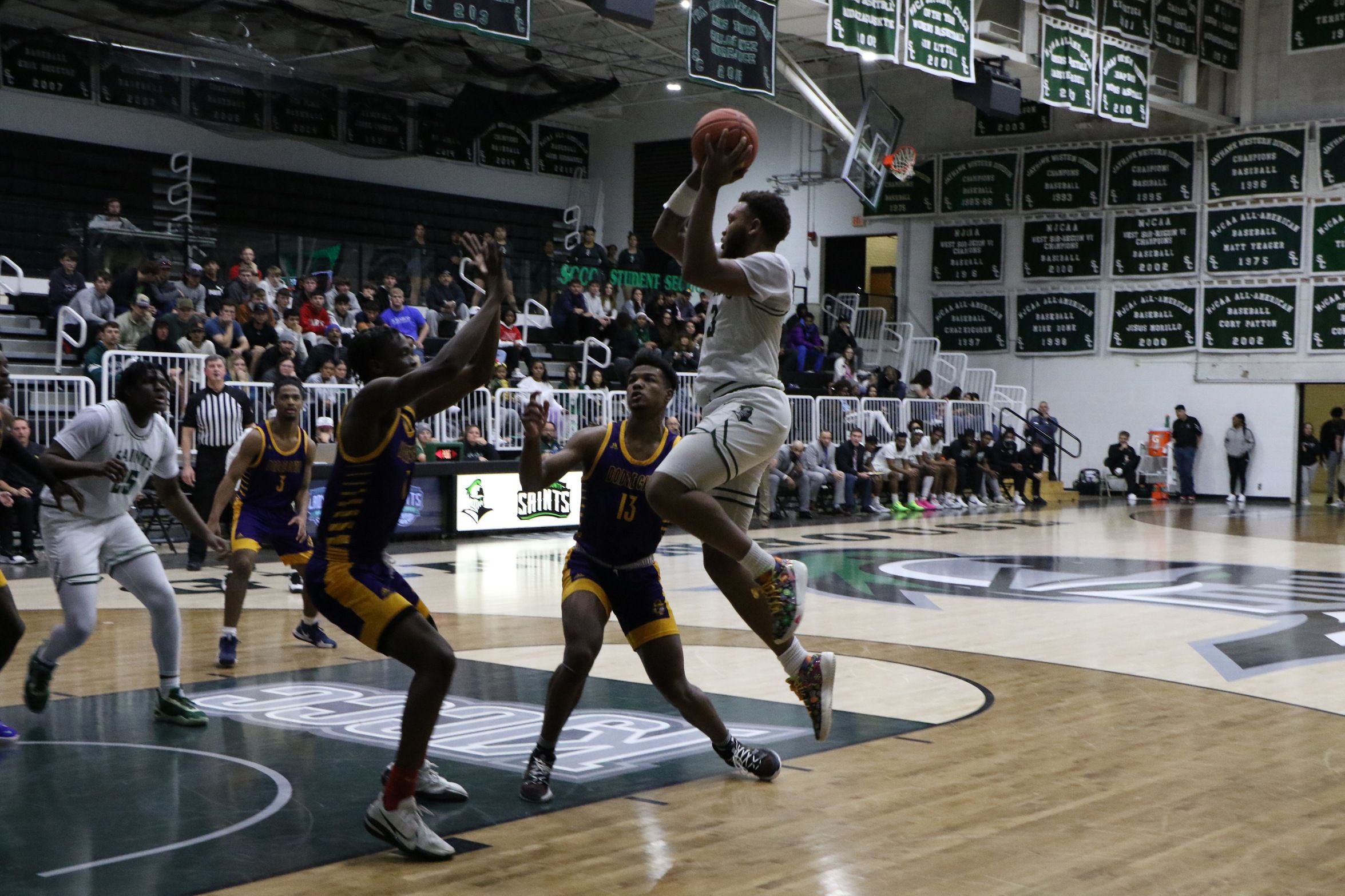 The Saints fall 77-58 at Coffeyville