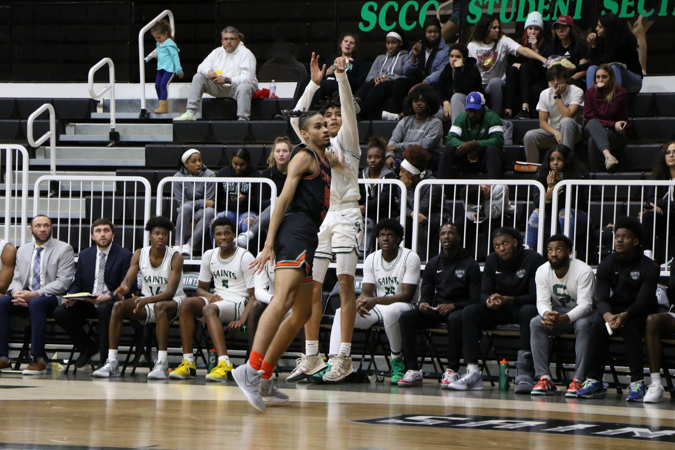 The Saints defeat the Tigers 66-56 in the Greenhouse