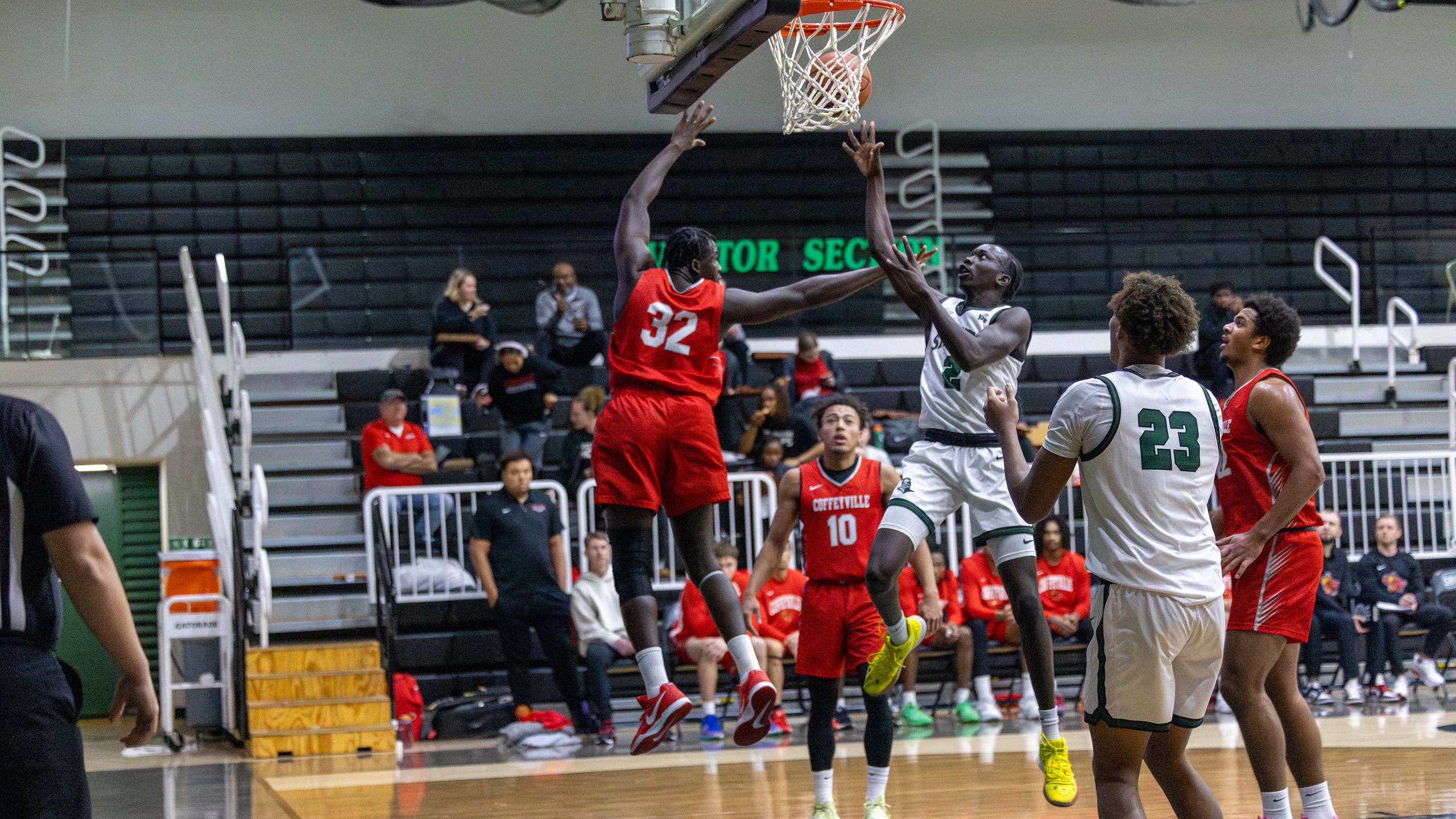 Last Second Three From Coffeyville Denies No. 25 Saints a Road Win