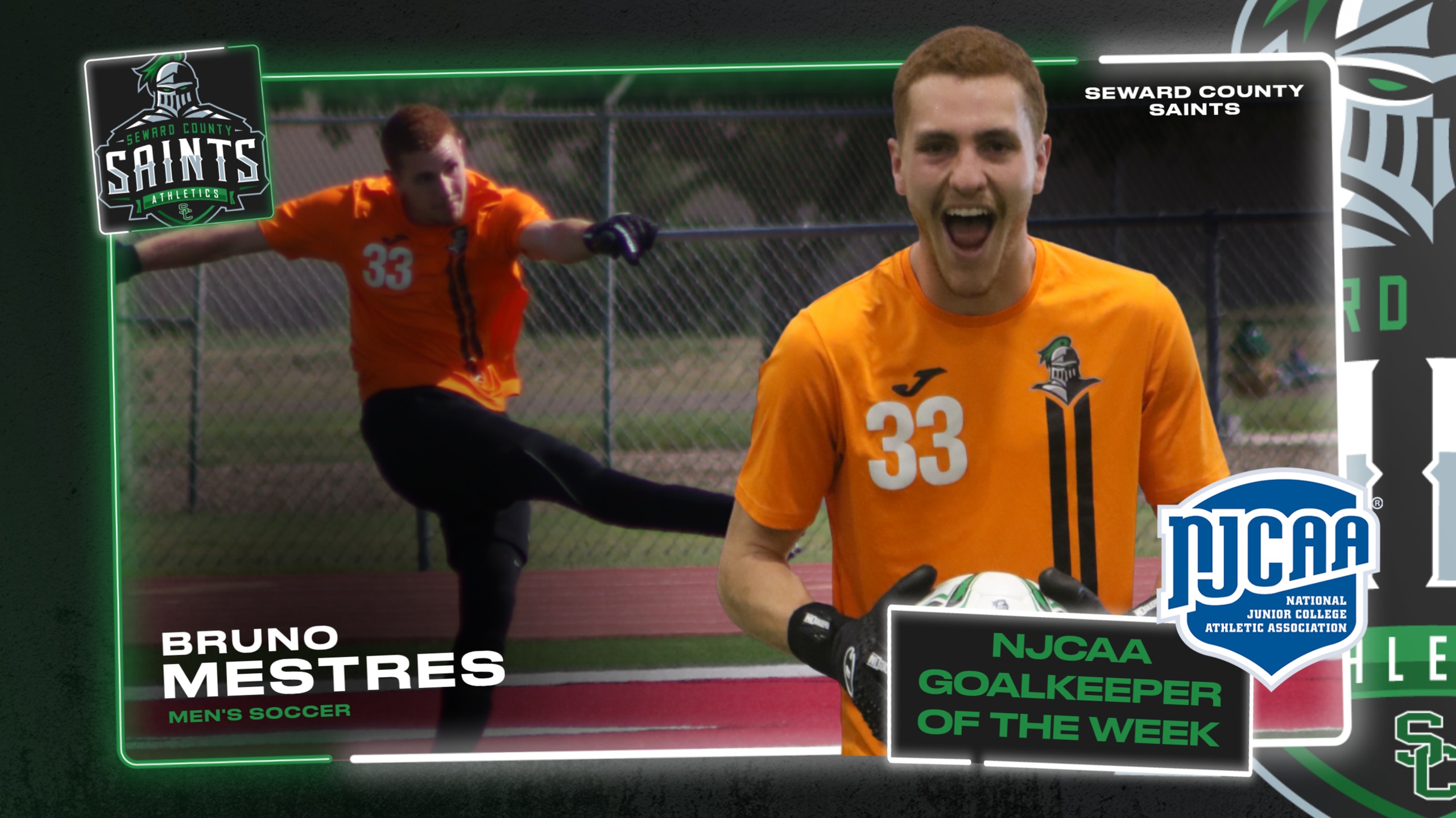 NJCAA Names Mestres as National Goalkeeper of the Week