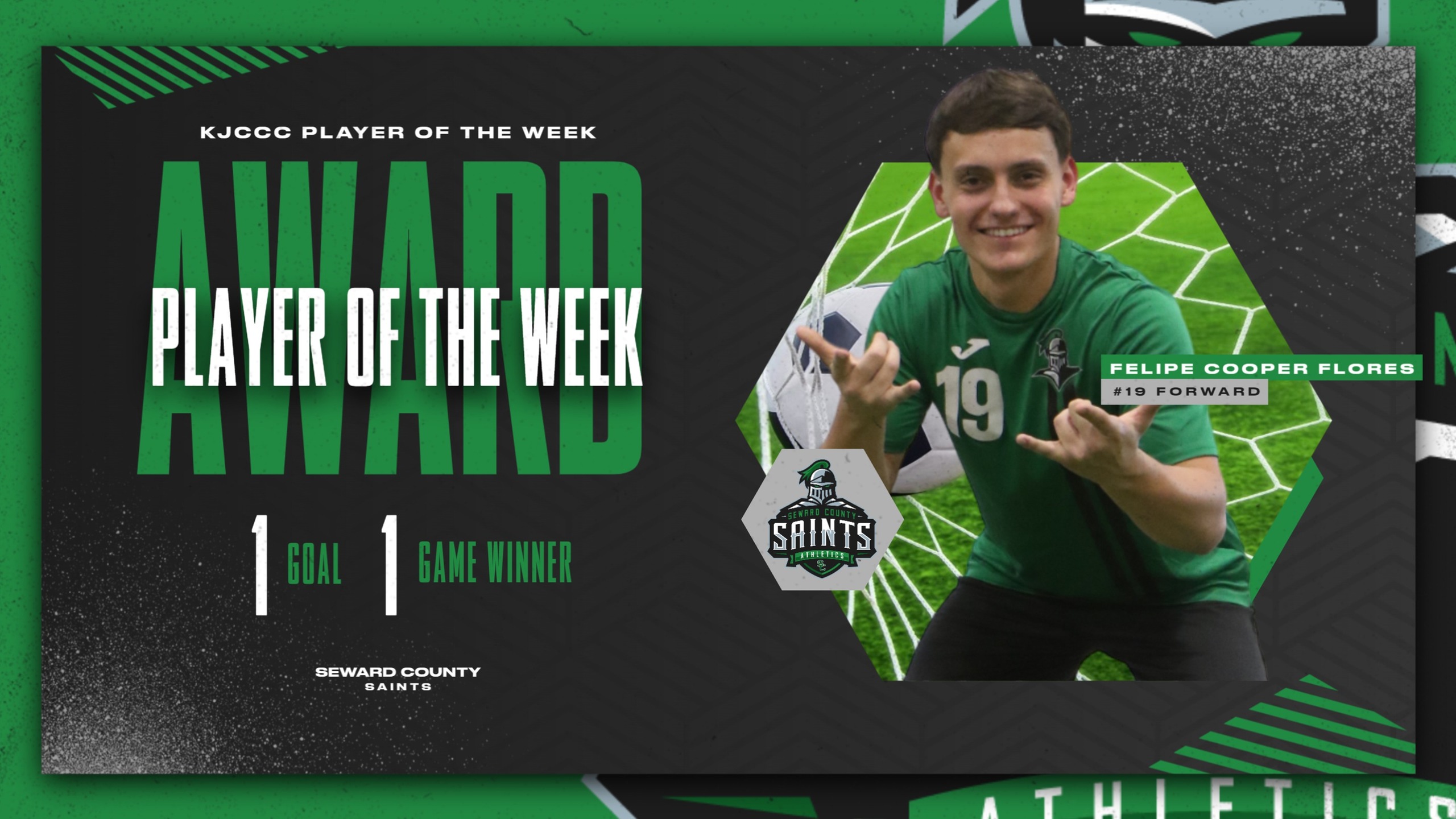Flores&rsquo; Game Winner Earns Him KJCCC Player of the Week Honors