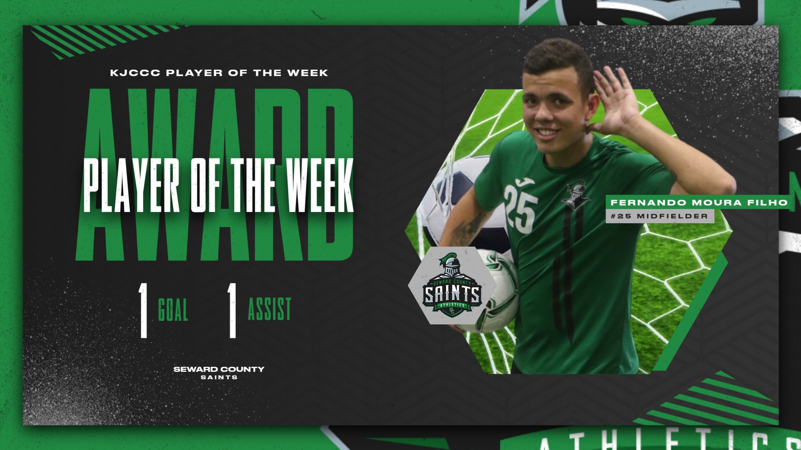 Moura Filho Named KJCCC Player of the Week