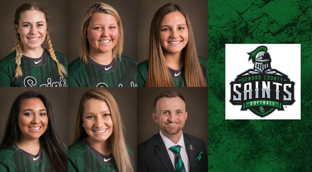 Lady Saints softball team honored with Jayhawk West awards