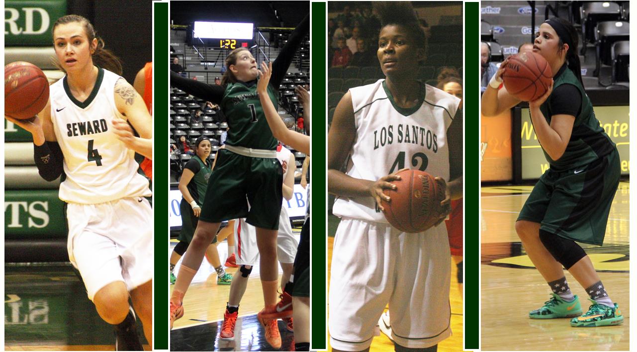 Davis, Seda Lead School Record Four Lady Saints on All-Region Teams