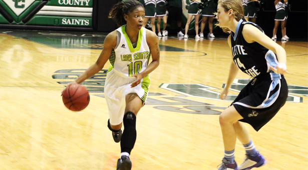 Big Fourth Quarter Saves #8 Lady Saints Again