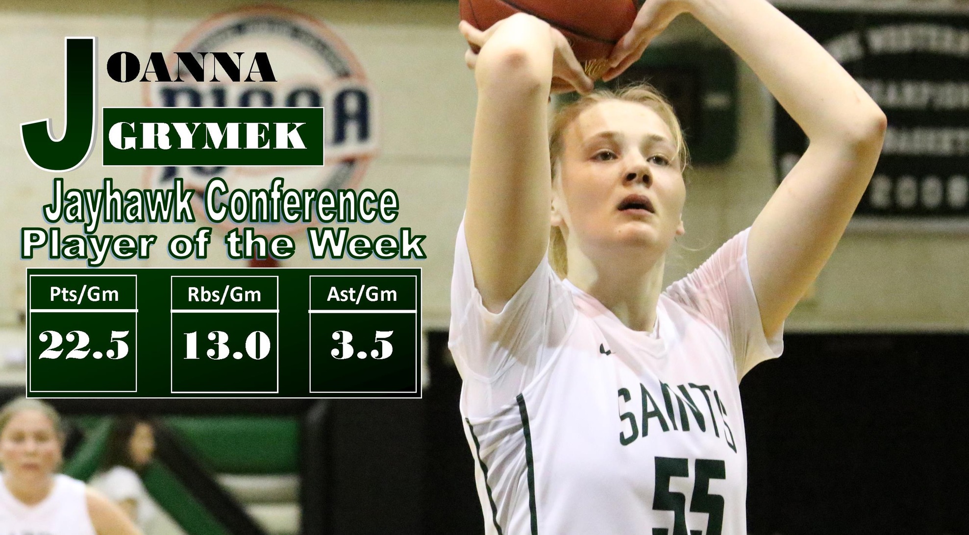 Grymek's Big Week Nets Her Jayhawk Player of the Week