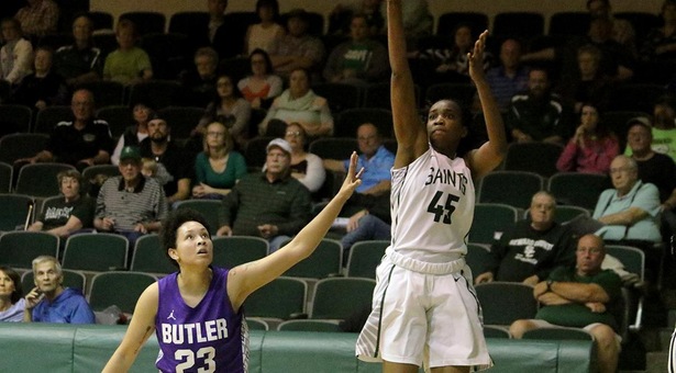 No. 8 Lady Saints Tame Grizzlies