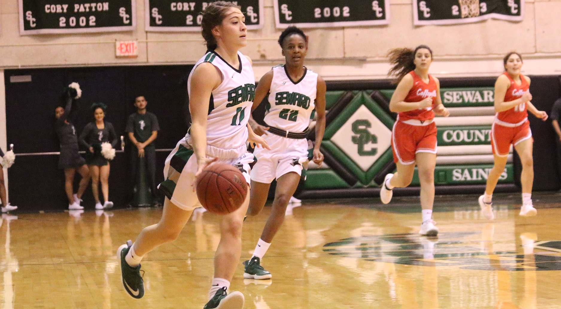 No. 12 Lady Saints Drub Pioneers