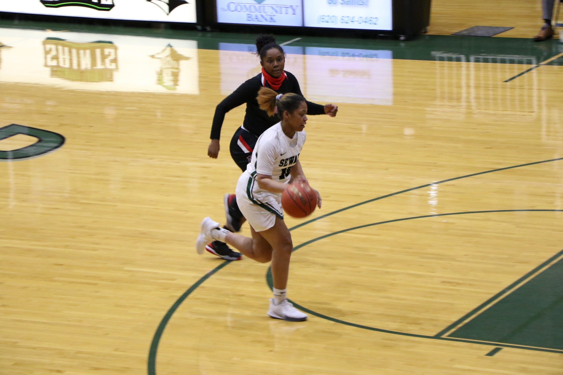 Lady Saints set program record with 136-56 win over Neosho
