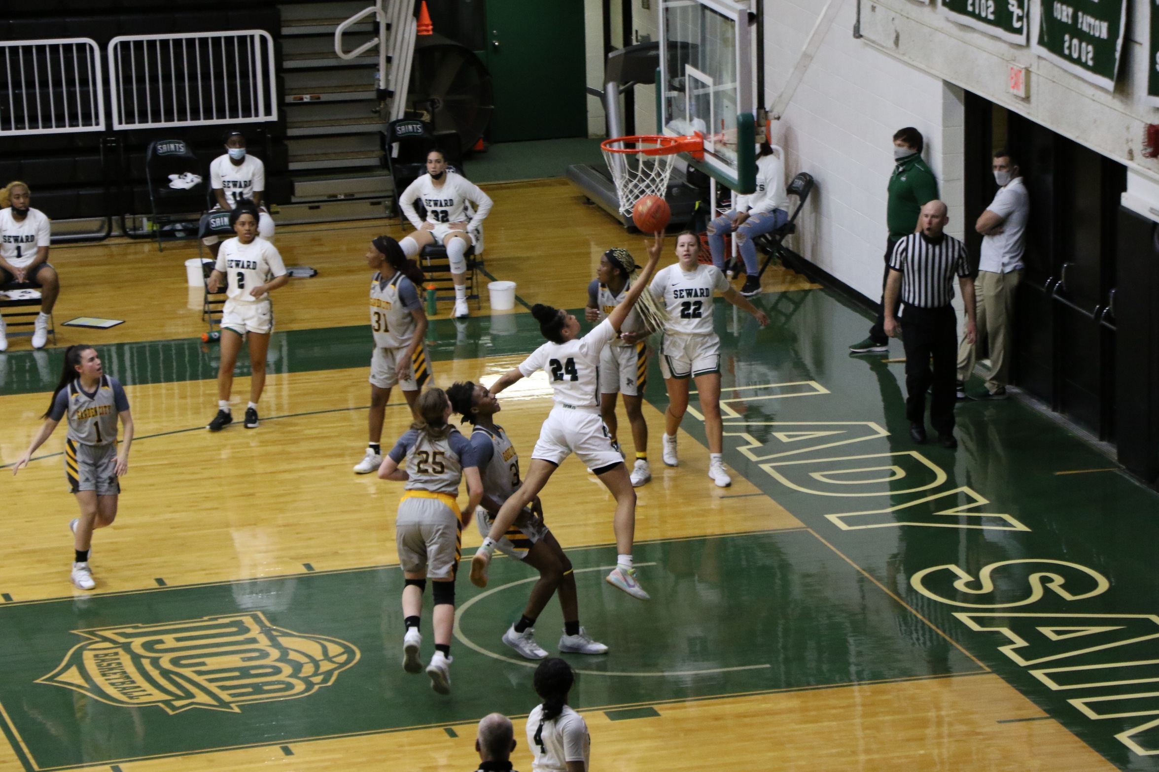 No. 25 Lady Saints upset by the Broncobusters 81-74