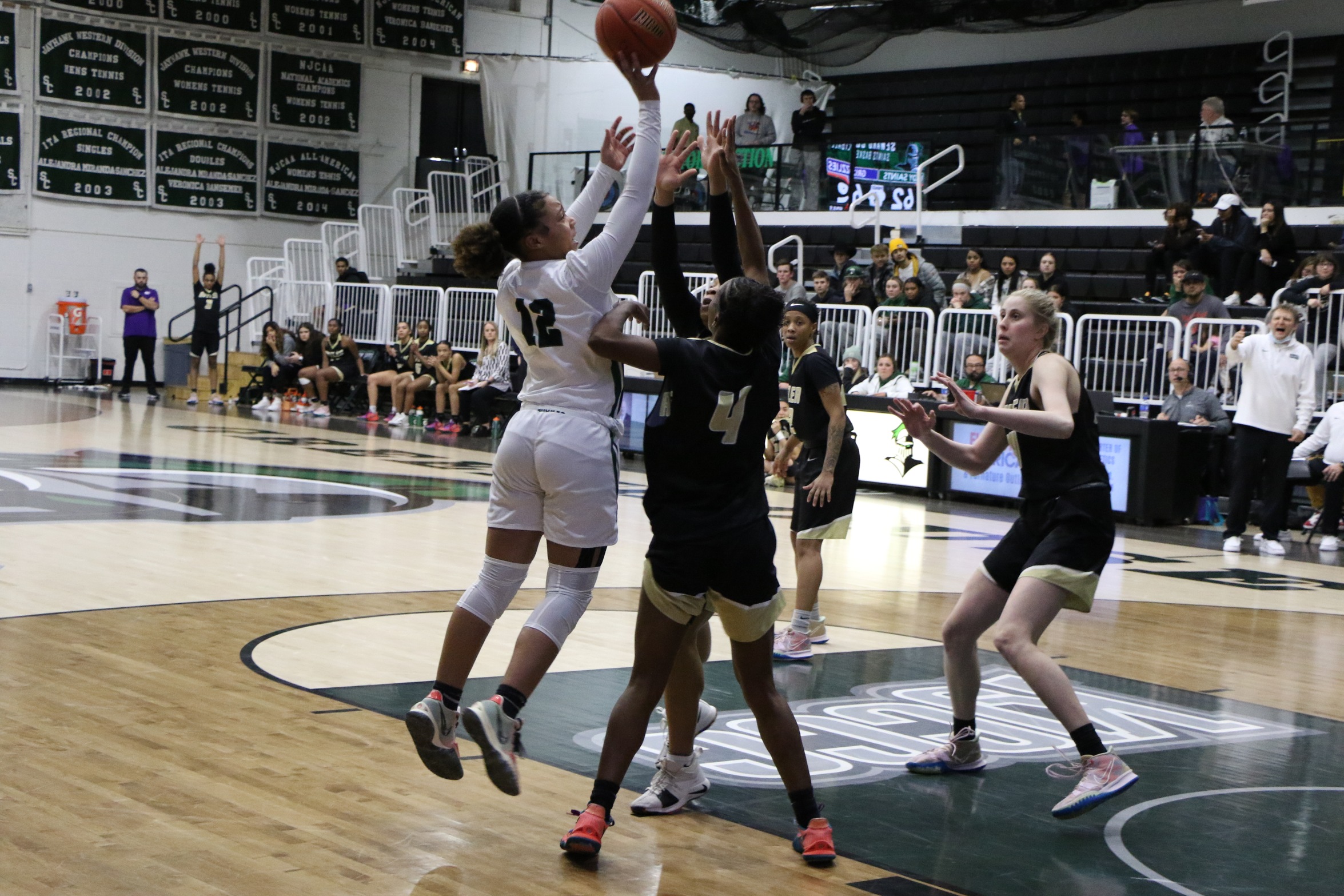 The Lady Saints defeat Colby 77-52