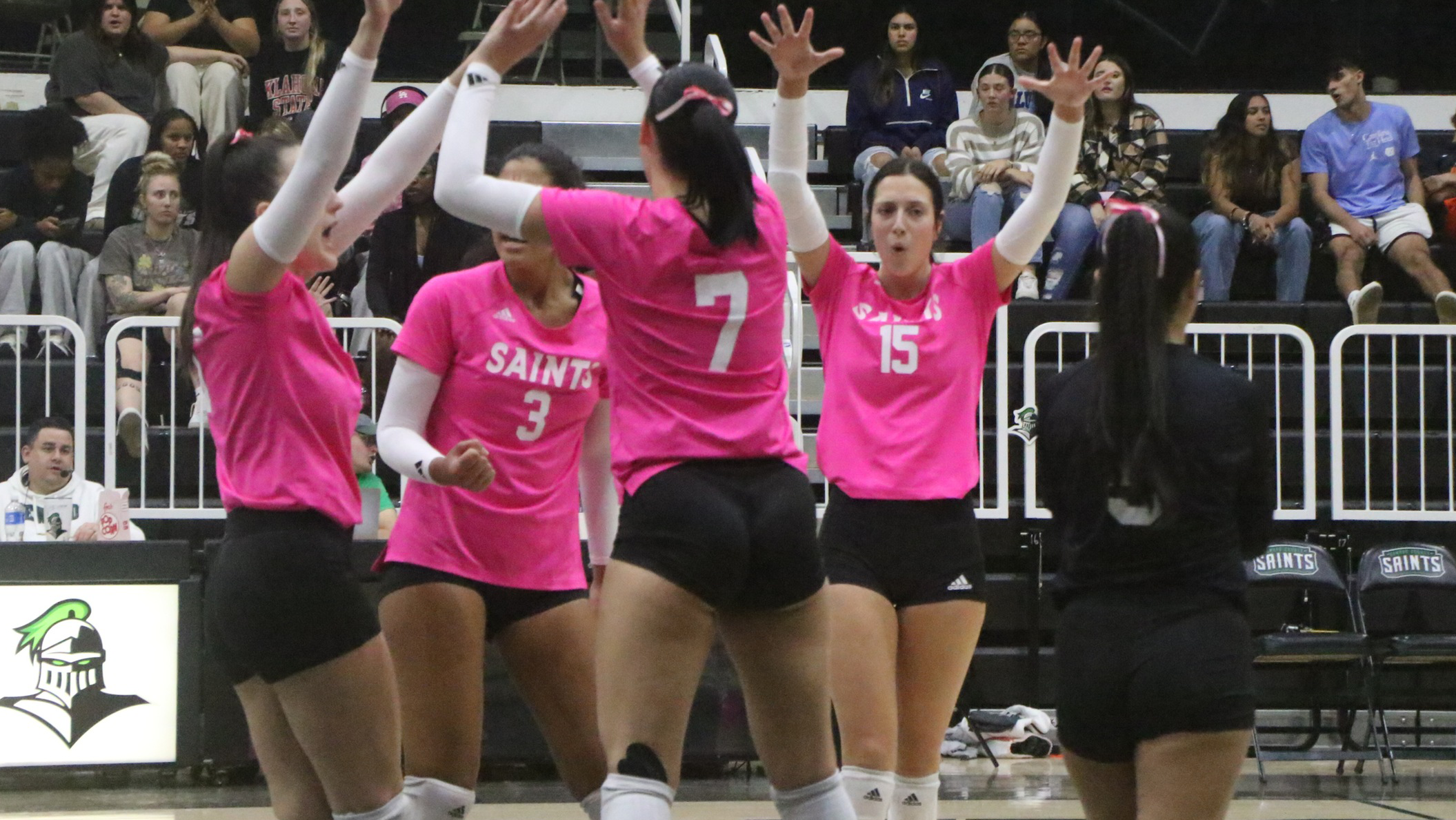 Lady Saints Honor Sophomores in Regular Season Finale