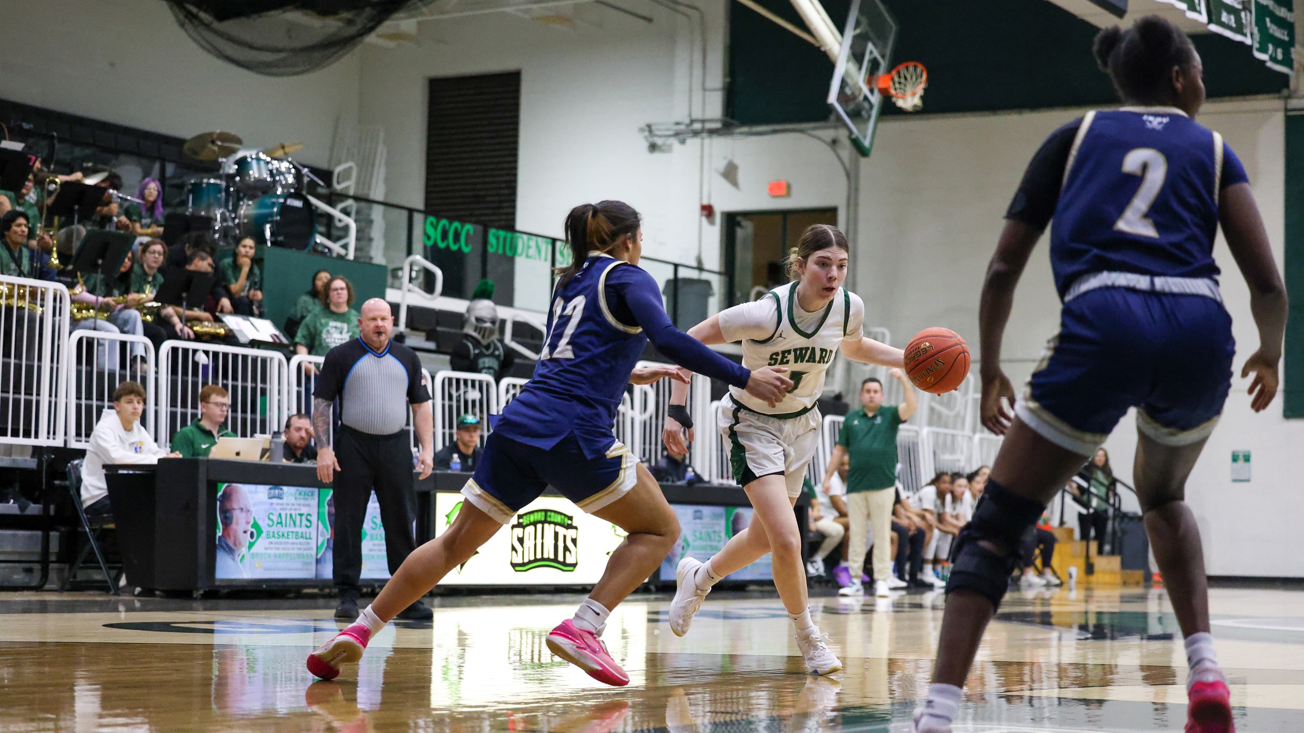 Marchino Pours in 38, Lady Saints Race Past Indy