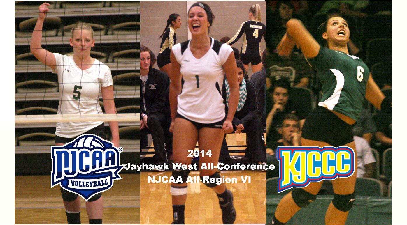 Gasparini, Silva, & Anderson Named All-Jayhawk West/All-Region VI