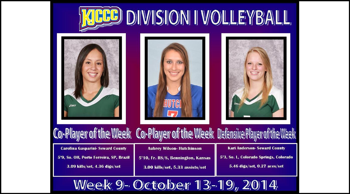 Gasparini/Anderson Named Jayhawk Player/Defensive Player of the Week