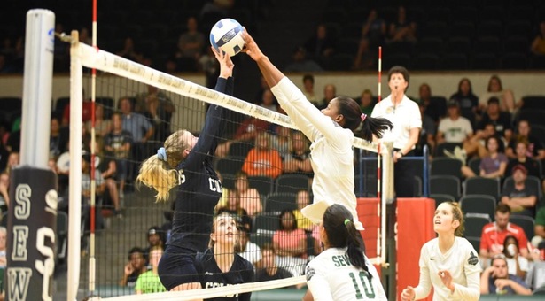 No. 3 Lady Saints volleyball team beats Colby, ends season with another perfect conference record