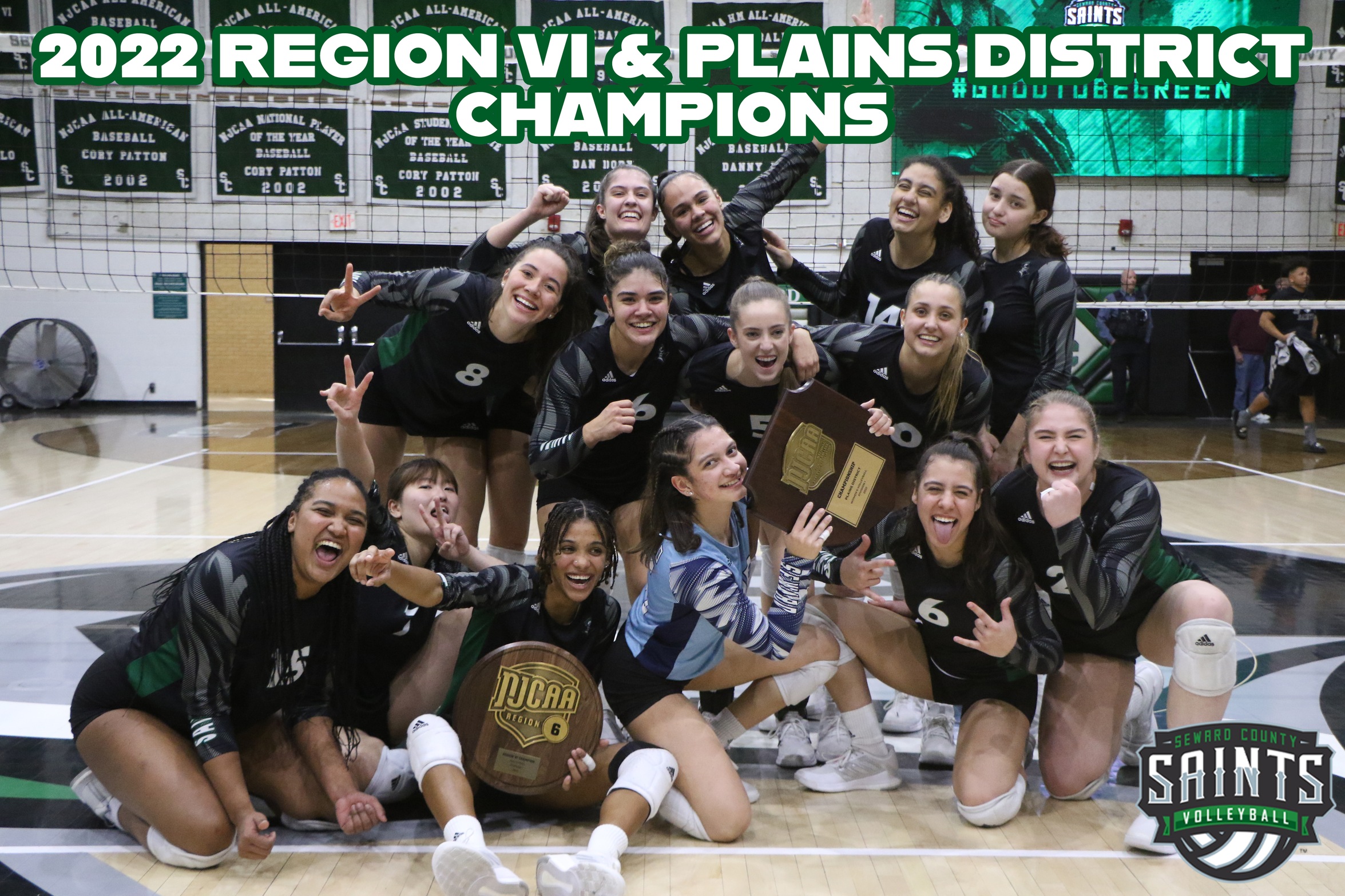 The Lady Saints claim the Region VI and Plains District Championship